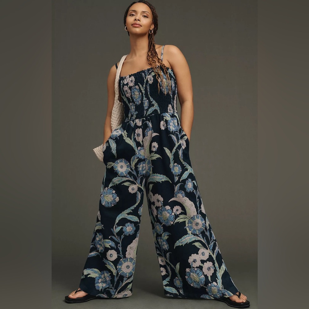 Pilcro Smocked Printed Jumpsuit - Picture 3 of 13